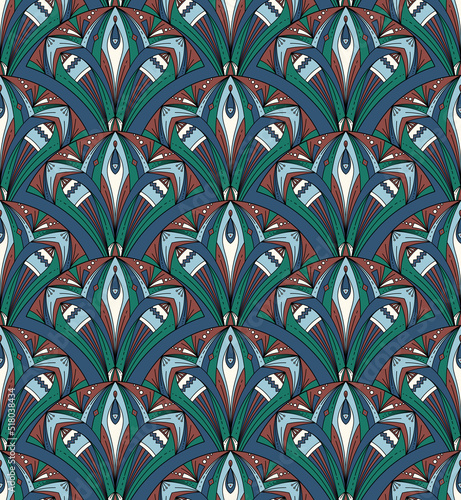Abstract decorative egyptian pattern. Seamless vector texture. Textile symbol, vector illustration. Geometric background. For packaging, wallpaper, covers