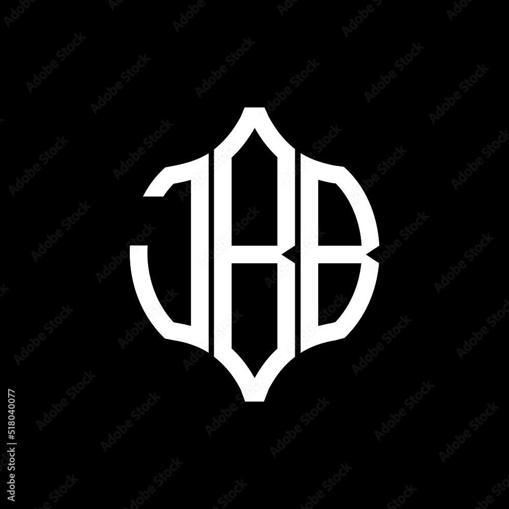 JBB letter logo. JBB best black background vector image. JBB Monogram
