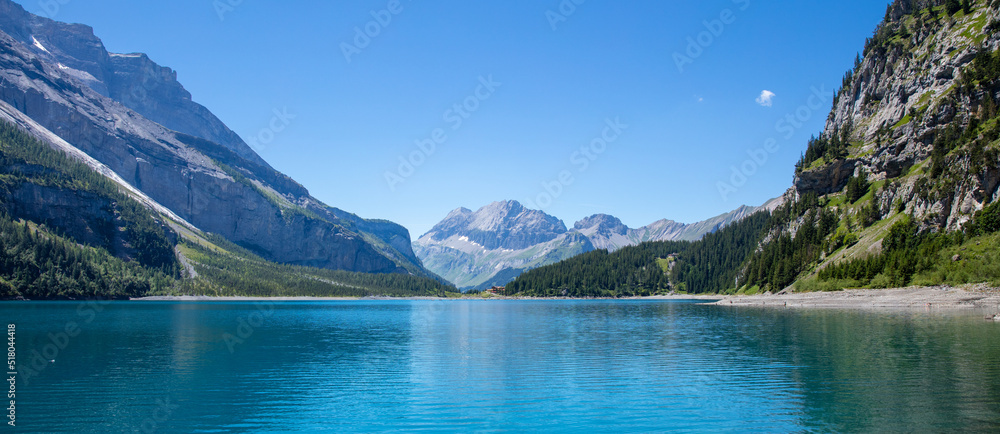 Oeschinen lake,  Kandersteg in Switzerland