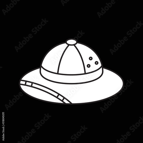 pith helmet, safari hat, safari helmet, salacot, sola topee, sun helmet, topee, topi, lightweight cloth-covered helmet