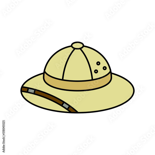 pith helmet, safari hat, safari helmet, salacot, sola topee, sun helmet, topee, topi, lightweight cloth-covered helmet