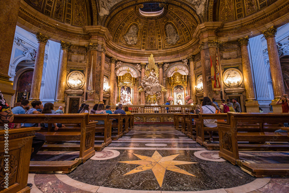 Obraz premium Basílica de Nuestra Señora del Pilar, Zaragoza, Aragón, Spain, Europe