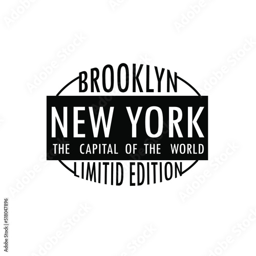 brooklyn new york sticker design