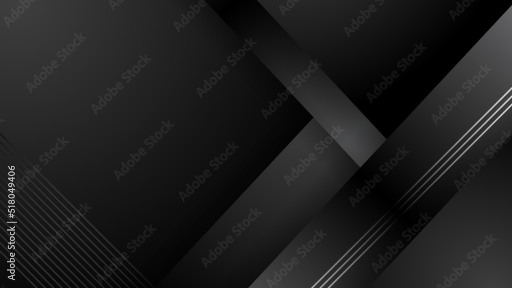 Black abstract background. Vector illustration for presentation design. Can be used for business, corporate, institution, party, festive, seminar, talk, flyer, texture, wallpaper, and pattern.