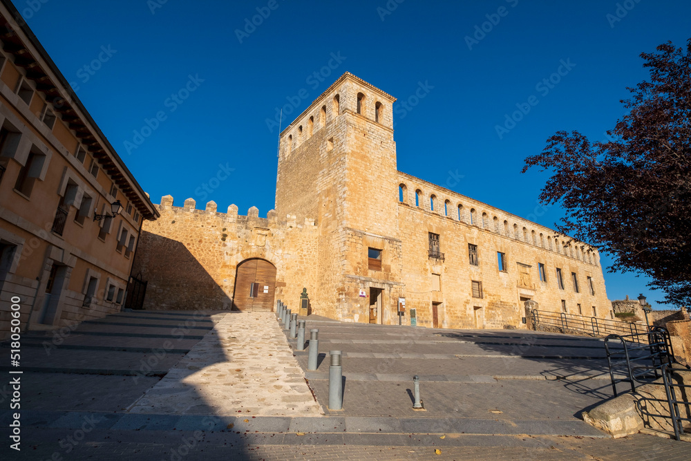Fototapeta premium palacio de los Marqueses ,S.XVI, - Palacio de la Villa - Berlanga de Duero, Soria, comunidad autónoma de Castilla y León, Spain, Europe