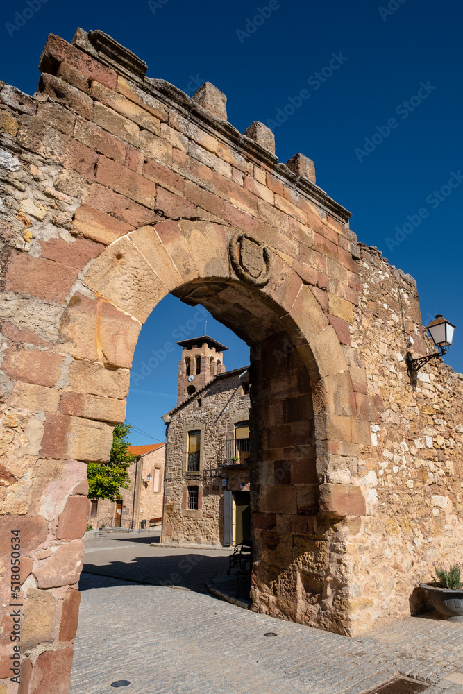 arco de arriba - puerta de oriente, Conjunto medieval amurallado, Retortillo de Soria, Soria,  comunidad autónoma de Castilla y León, Spain, Europe