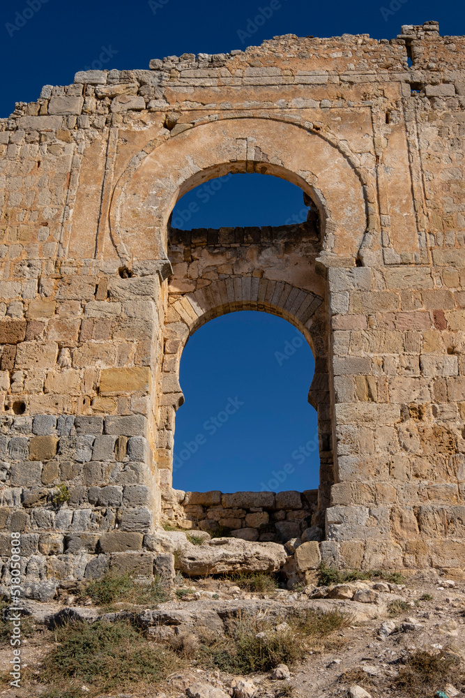 puerta califal, Castillo de Gormaz, Siglo X, Gormaz, Soria, Comunidad Autónoma de Castilla, Spain, Europe
