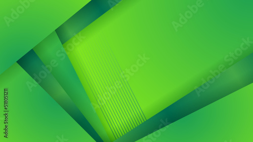 Green abstract background. Vector illustration for presentation design. Can be used for business, corporate, institution, party, festive, seminar, talk, flyer, texture, wallpaper, and pattern.