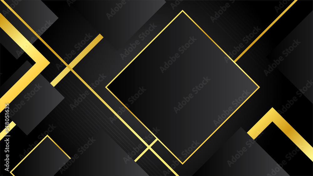 Luxury black gold abstract background. Vector illustration for presentation design. Can be used for business, corporate, institution, party, festive, seminar, flyer, texture, wallpaper, and pattern. Luxury black gold abstract background. Vector illustration for presentation design. Can be used for business, corporate, institution, party, festive, seminar, flyer, texture, wallpaper, and pattern.