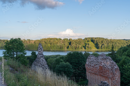 Ruins of castle Viljandi, europe, estonia photo