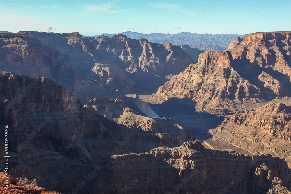 View of landscape in Grand Canyon National Park at USA