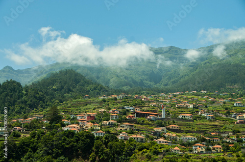  Sao Vincente old city in Madeira island, Portugal. View from top. © Dariusz
