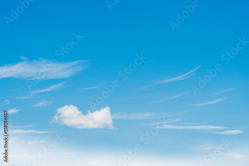 blue sky white clouds sunlight natural beauty