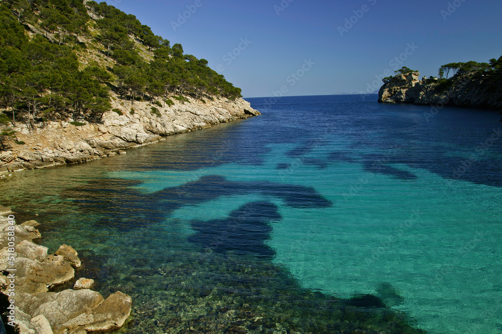 Cala Murta. Peninsula de Formentor.Sierra de Tramuntana.Mallorca.Islas Baleares. España.