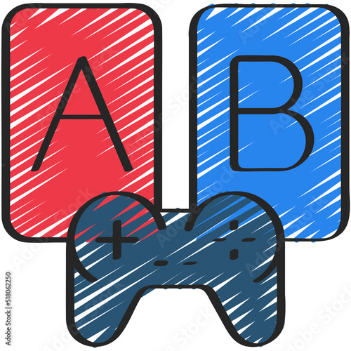 AB Game Testing Icon