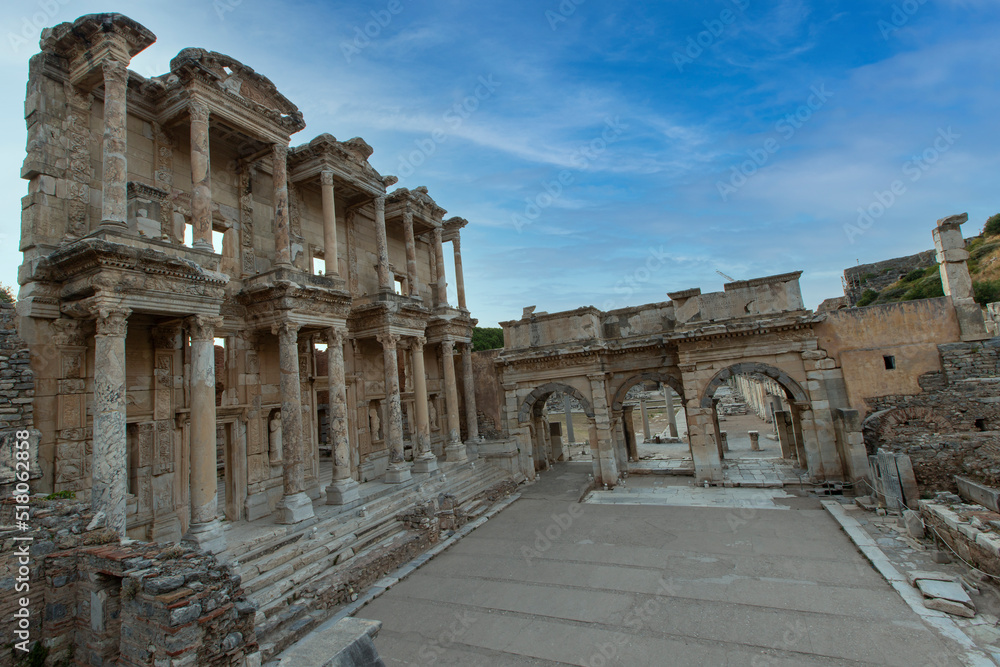 Celsus Library in Ephesus - Izmir, Turkey