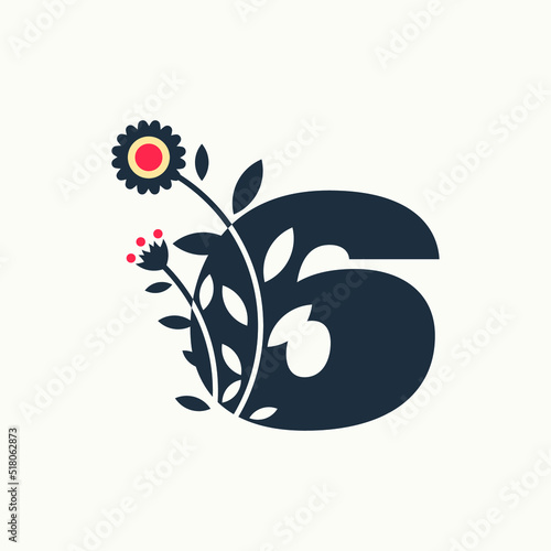 Numeric Flower 6