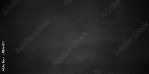 Dark black grunge textured concrete background. Panorama dark grey black slate background or texture. Vector black concrete texture. Stone wall background.	

