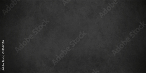 Dark black grunge textured concrete background. Panorama dark grey black slate background or texture. Vector black concrete texture. Stone wall background.	
