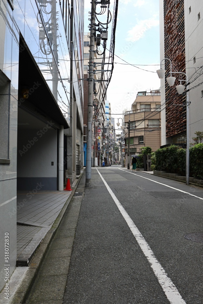 Shinjuku-ku, Tokyo Japan, July 2022. The street of Shinjuku 2-chome in the daytime. Shinjuku-ku, Tokyo Japan, July 2022. The street of Shinjuku 2-chome in the daytime.