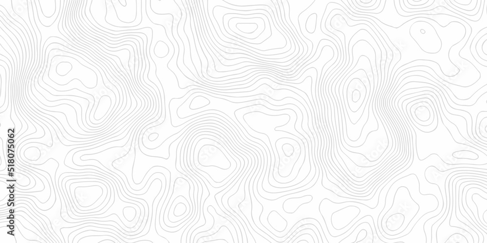 Topographic map lines, contour background, Vector contour topographic map background. Topography and geography map grid abstract backdrop, Luxury black abstract line art.