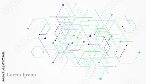 幾何学 抽象 青 緑 科学 背景