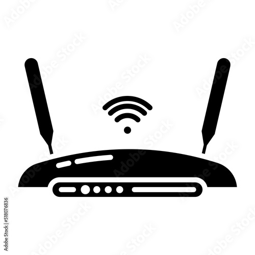 router icon on transparent background