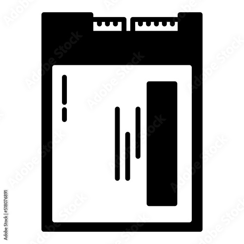ssd storage icon with transparent background