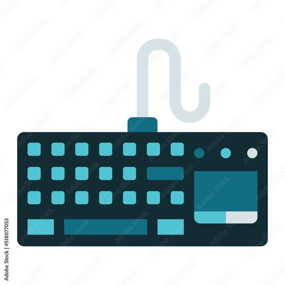 computer keyboard icon on transparent background computer keyboard icon on transparent background