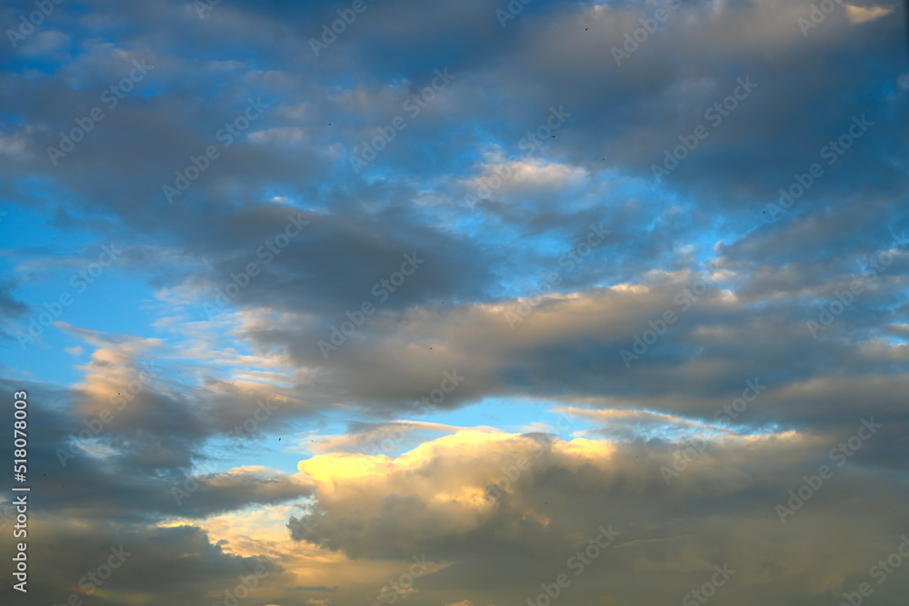 Beautiful sunset. Fairy sky in bright colors Beautiful sunset. Fairy sky in bright colors
