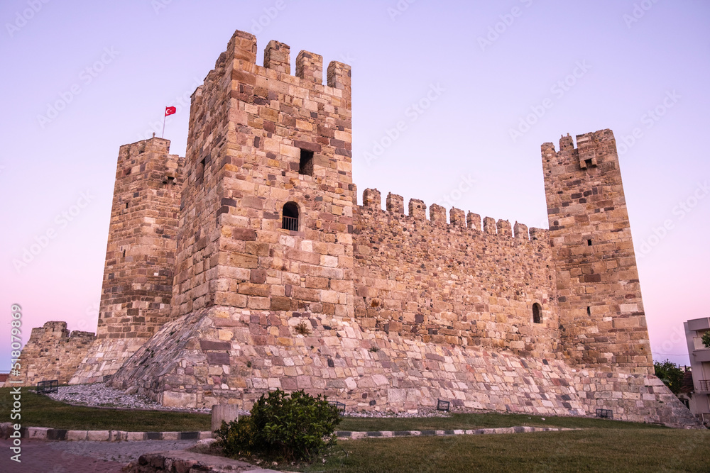 Çandarlı Fortress in Izmir Province of Western Turkey