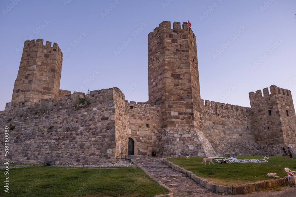 Çandarlı Fortress in Izmir Province of Western Turkey
