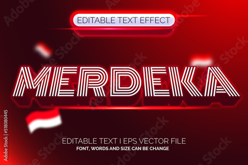  Gradient  indonesia Text Effect