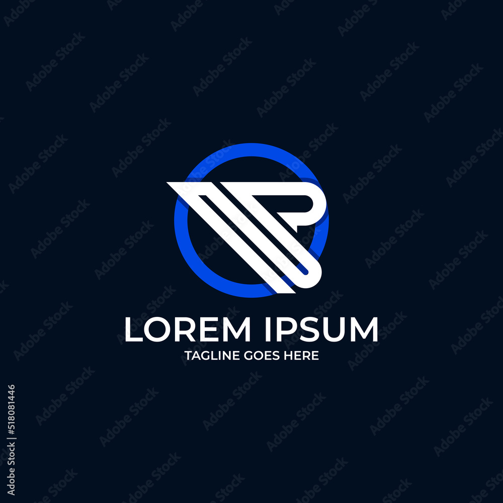 N P monogram logo N P monogram logo