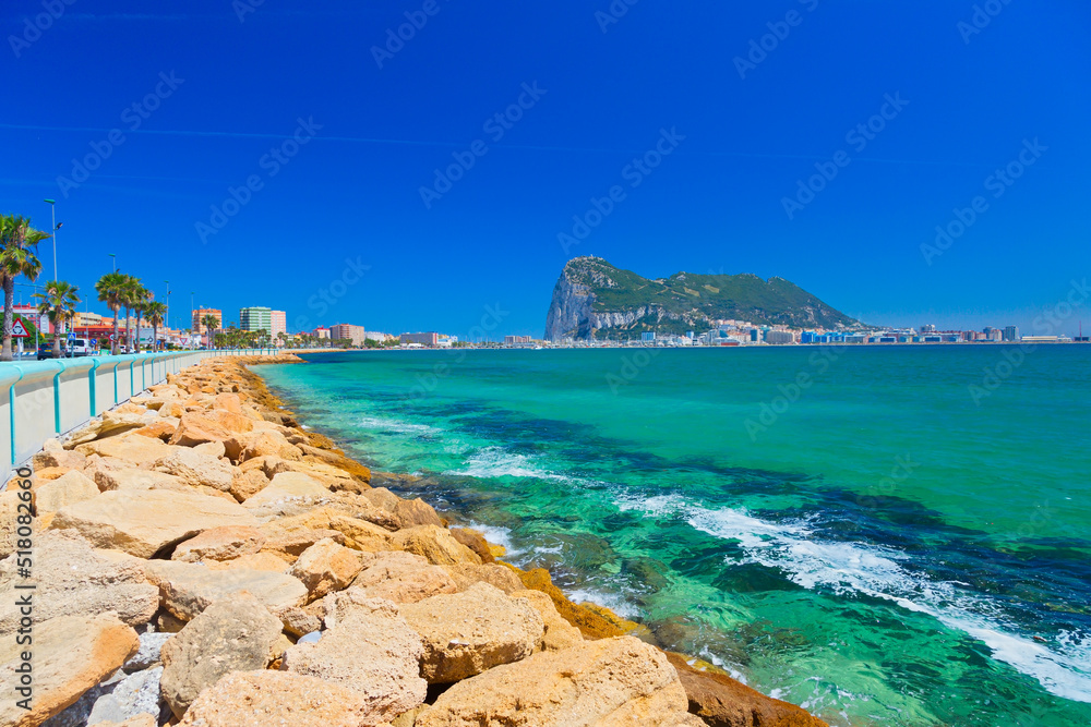 Gibraltar Felsen La Linea de la Concepcion, Spanien