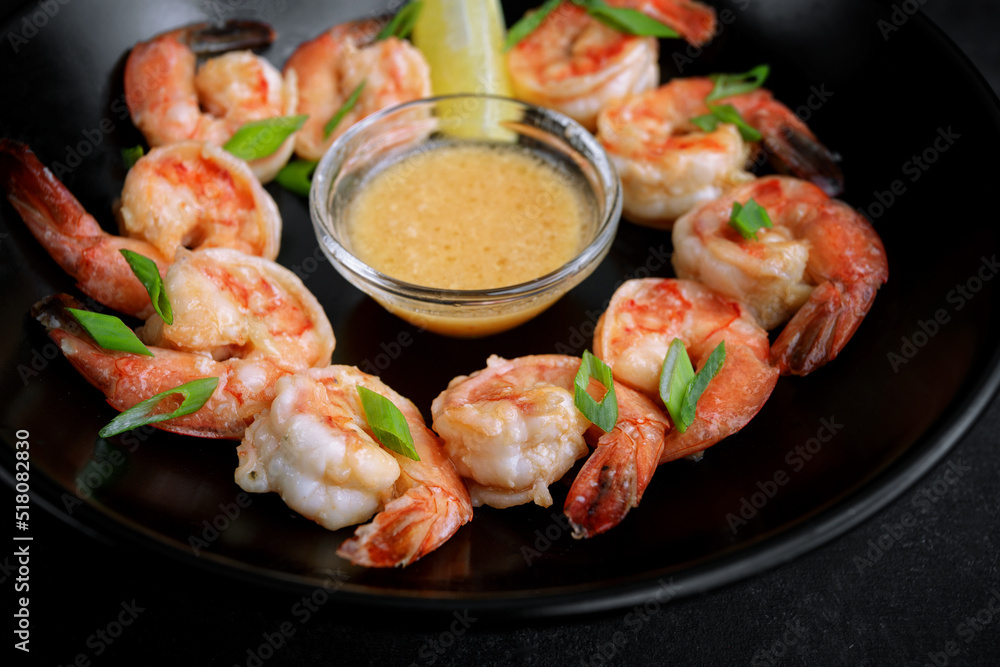 Batter fried crispy shrimp appetizer, selective focus Batter fried crispy shrimp appetizer, selective focus