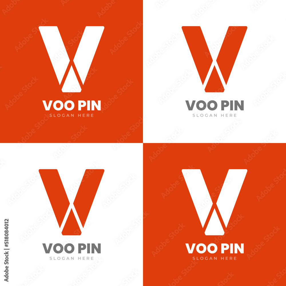 Creative initial letter v monogram logo. Alphabet v logo for business Creative initial letter v monogram logo. Alphabet v logo for business
