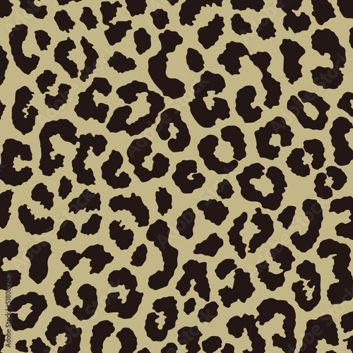 Leopard, cheetah and jaguar print seamless pattern.  Animal skin print seamless pattern design.