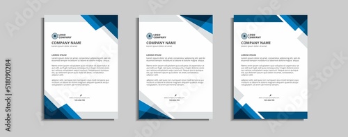 modern corporate letterhead template design