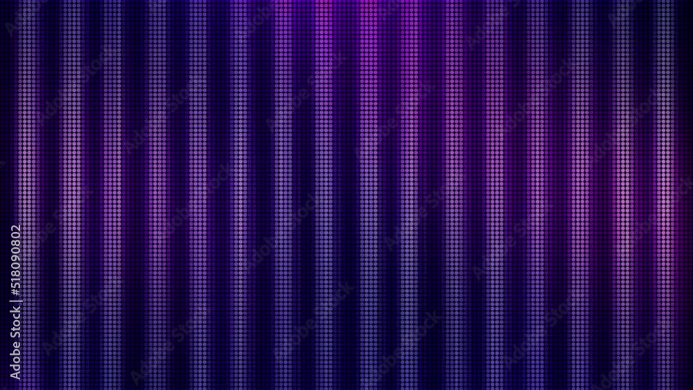 Vertical striped led dotted gradient with moving light. 4K video loop motion background pattern. Vertical striped led dotted gradient with moving light. 4K video loop motion background pattern.