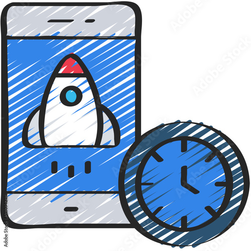 Launch Time Icon