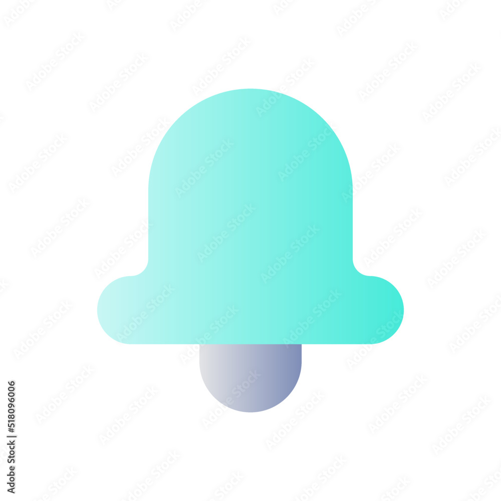 Vecteur Stock Notifications flat gradient color ui icon. Adjusting