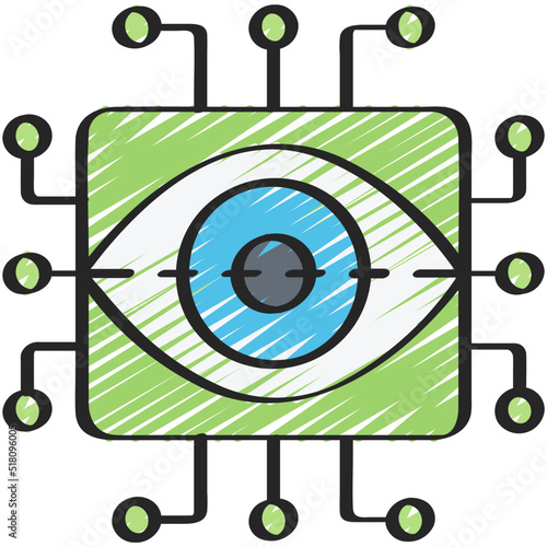 Retina Scan Icon