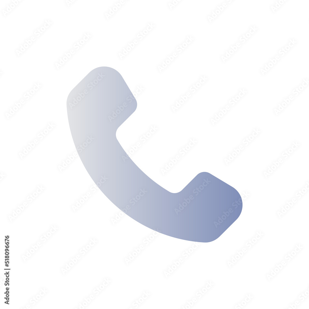 Telephone flat gradient color ui icon. Contact management. Making phone calls. Cellphone service. Simple filled pictogram. GUI, UX design for mobile application. Vector isolated RGB illustration Telephone flat gradient color ui icon. Contact management. Making phone calls. Cellphone service. Simple filled pictogram. GUI, UX design for mobile application. Vector isolated RGB illustration