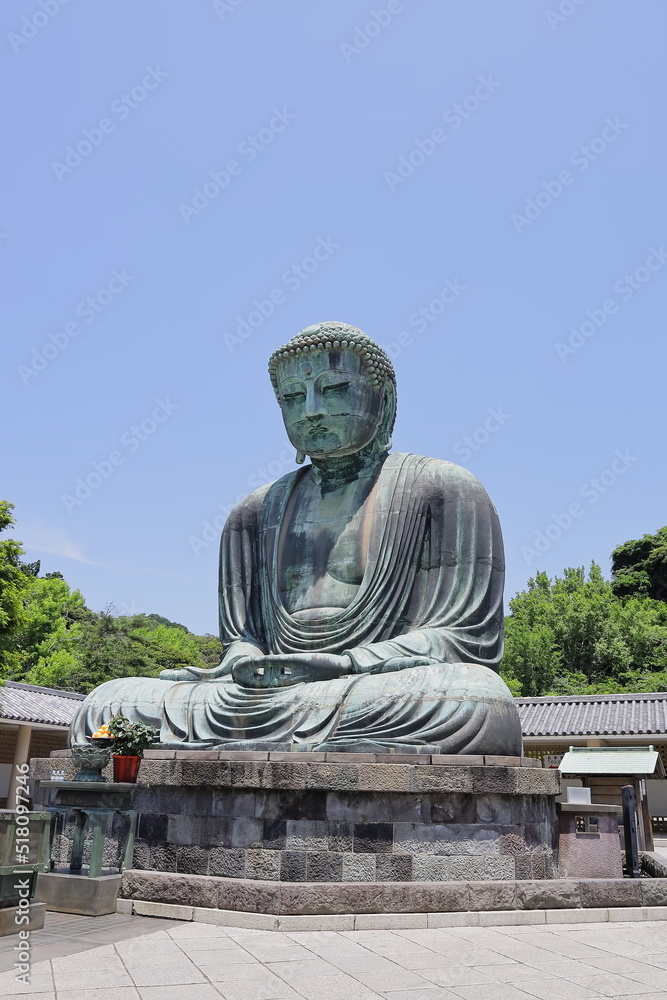 鎌倉の観光名所の一つ鎌倉の大仏 鎌倉の観光名所の一つ鎌倉の大仏
