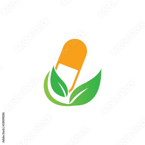 pill logo vector icon