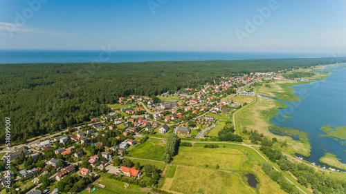 Mierzeja Wiślana dron kąty rybackie