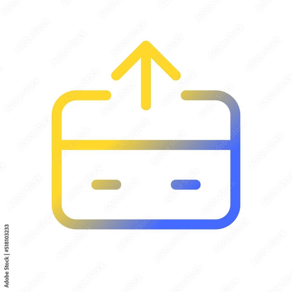 Send money pixel perfect gradient linear ui icon. Electronic funds transaction. Outgoing payment. Line color user interface symbol. Modern style pictogram. Vector isolated outline illustration Send money pixel perfect gradient linear ui icon. Electronic funds transaction. Outgoing payment. Line color user interface symbol. Modern style pictogram. Vector isolated outline illustration