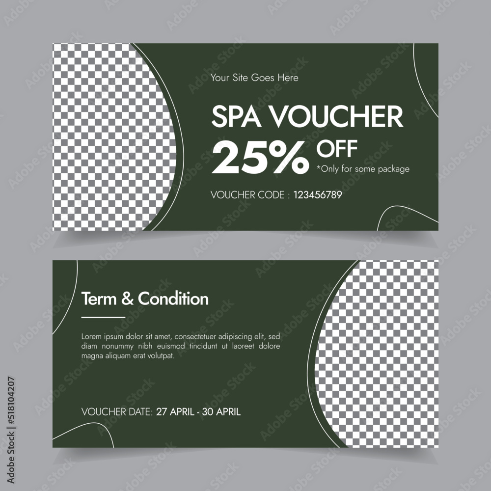 Gift Voucher Template Promotion Sale for Business, Gift Certificate