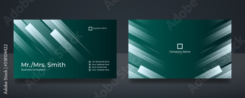 Business card design template, Clean professional business card template, visiting card, business card template.